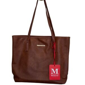 Montana West Select Large Tote Bag Brown Shoulder Bag New
